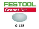 Abrasif maillé Granat STF D125 P120 GR NET/50 Festool (50 pcs)