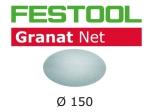 Abrasif maillé Granat STF D150 P120 GR NET/50 Festool (50 pcs)