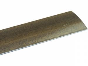Barre de seuil adhésive simple en aluminium 40mm X 820mm finition Sapelli - AMIG4702