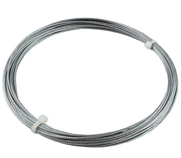 SET 15m cable 6mm acier inox cordage torons: 7x7 + 6 serre-câbles