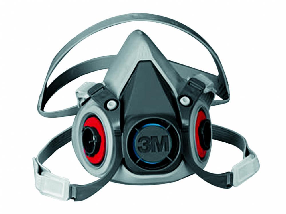 Masque complet de protection respiratoire bi-filtre avec système de  fixation click