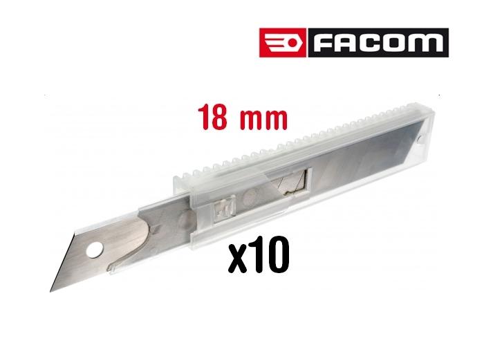 Étui de 10 lames de cutter 18mm sécables Facom 844.S18L10