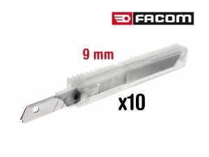 Étui de 10 lames de cutter 9mm sécables Facom 844.S9L10