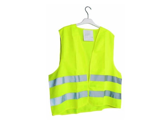 Kafuty Gilet Réfléchissant Jaune Fluorescent – Haute Visibilité, Réglable, Léger – Pour Running, Vélo, Sécurité Nocturne