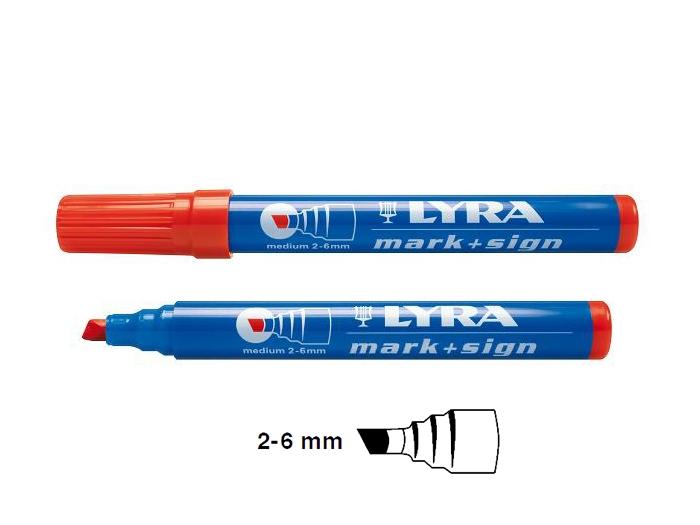 Marqueur indélébile Lyra Ink pointe fine profilée longueur 35 mm
