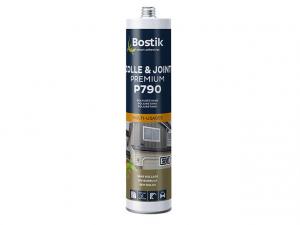Mastic multi-usages P790 Colle et Joint Premium Gris béton 300mL - 30616374 Bostik