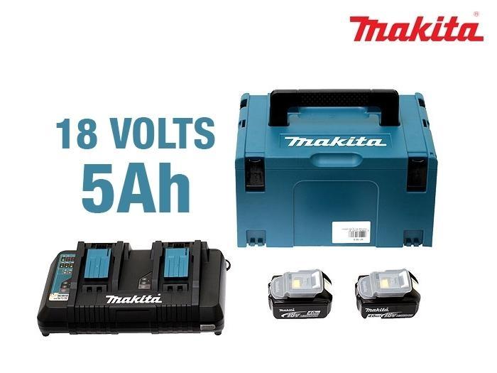 2x BL1850B 18V 5Ah Batterie de rechange avec Chargeur DC18RD Chargeur  double rapide pour Makita 18V BL1850B BL1860B, Makita R - Cdiscount  Bricolage