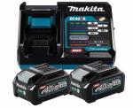 Pack énergie 2 batterie XGT 40Vmax 4Ah + chargeur rapide 191L77-9 Makita