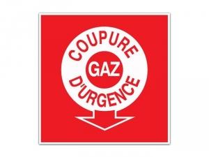 PANNEAU COUPURE GAZ D'URGENCE