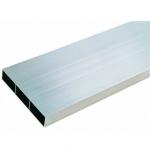 Règle aluminium rectangulaire 2 voiles 2m - 380204