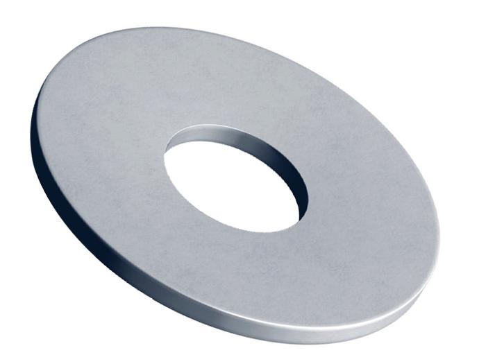 Rondelles plates série large lu inox a2, diamètre 16 mm, boîte de 50 pièces  - Accessoires pour portes et loquets - Achat & prix