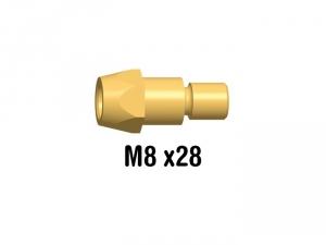 Support de buse M8x28 pour torche Linc Gun