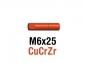 Tube Contact M6x25 CuCrZr LINCOLN GUN 150G