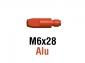 Tube Contact M6x28 Alu pour torches Innershield